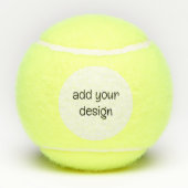 voeg uw ontwerp toe tennisballen (Achterkant)