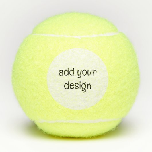 voeg uw ontwerp toe tennisballen (Voorkant)