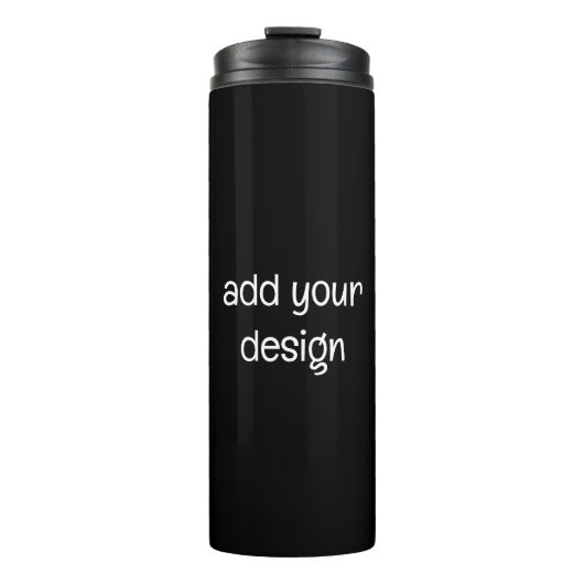 voeg uw ontwerp toe thermosbeker (Voorkant)