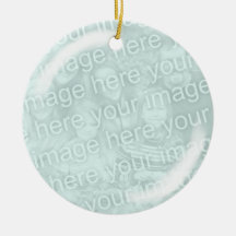 Voeg uw Ornament voor het bekijken van fotoglas to