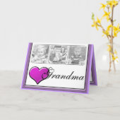 Voeg Uw Paarse Liefde van Foto's voor de Kaart van (Gele Bloem)