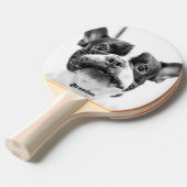 Voeg uw pingelen pingelen pongpeddel toe tafeltennisbatje (Voorkant Gekanteld)