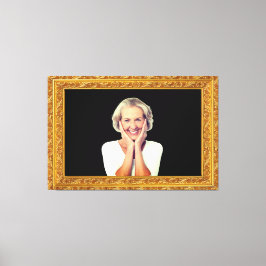 Voeg uw portret, gezelfsfoto toe,... Gepersonalise Canvas Afdruk