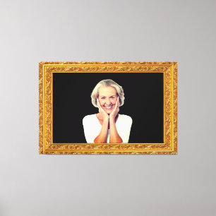 Voeg uw portret, gezelfsfoto toe,... Gepersonalise Canvas Afdruk