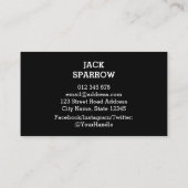 Voeg uw professionele logo toe visitekaartje (Achterkant)