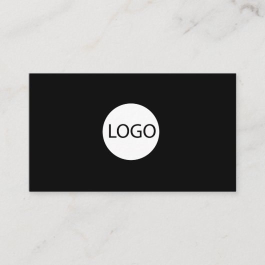 Voeg uw professionele logo toe visitekaartje (Voorkant)