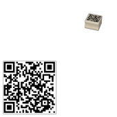 Voeg uw QR-code toe Eenvoudig voor zakelijke profe Rubberstempel (Gestempeld)