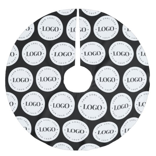 Voeg uw ronde Cirkel Bedrijfs - het Patroon van de Kerstboom Rok (Voorkant)