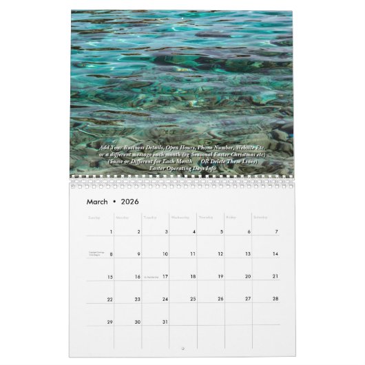 Voeg uw schoonmaakbeurtgegevens 20xx-kabel toe kalender (Mar 2026)