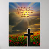 Voeg uw scripts toe, Christelijk zonneschijn boven Poster (Voorkant)