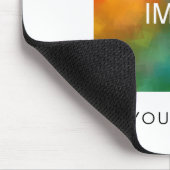 Voeg Uw Sjabloon van het Afbeelding van de Tekst v Muismat (Hoek)