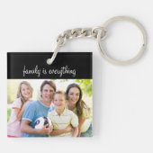 Voeg uw Sleutelhangers van de Foto van de Familie (Achterkant)