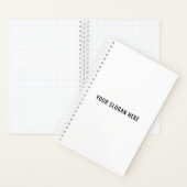 Voeg uw slogan of offerte toe aan gepersonaliseerd notitieboek (Binnen)