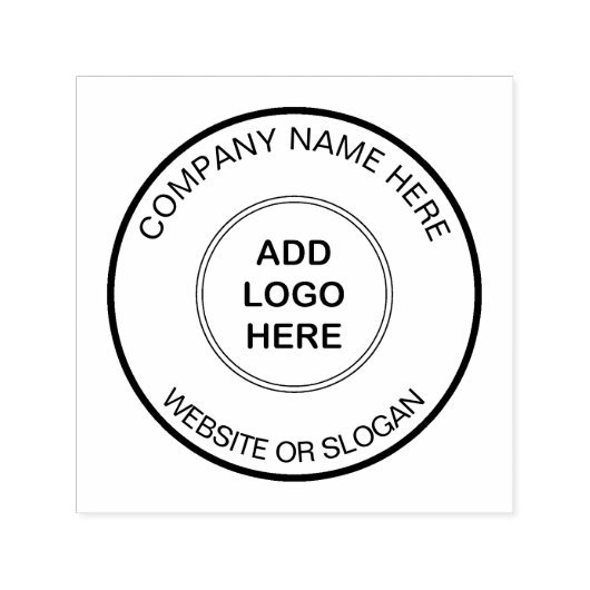 Voeg uw Stempel van de Bedrijfsnaam van de Logo to (Design)