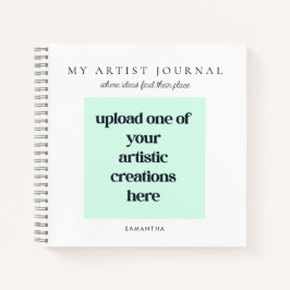 Voeg uw tekeningen Artwork Artist Journal Sketch Notitieboek