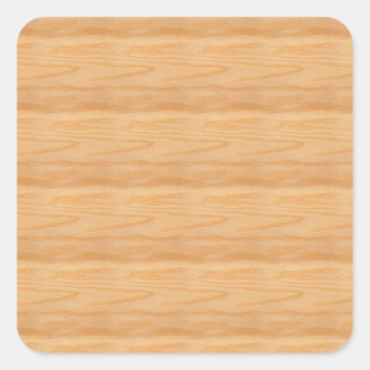 Voeg uw tekst elegante houten sjabloon klassiek to vierkante sticker (Voorkant)