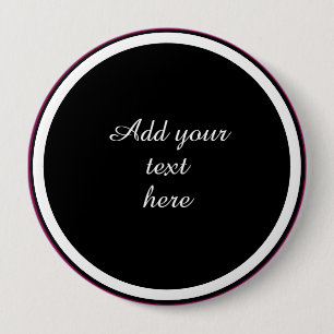 Voeg uw tekst hier toe - SJABLOON Ronde Button 4,0 Cm
