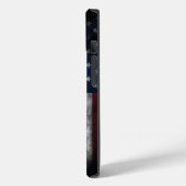 Voeg uw tekst toe op Amerikaanse vlag  Case-Mate iPhone Case (Achterkant / Links)