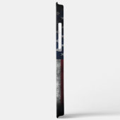 Voeg uw tekst toe op Amerikaanse vlag Case-Mate iPhone Case (Achterkant / Links)