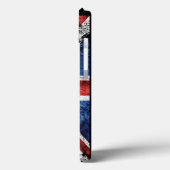 Voeg uw tekst toe op Engelse vlag Kussensloop Case-Mate iPhone Case (Achterkant / Links)