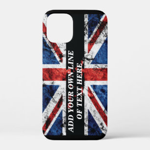 Voeg uw tekst toe op Engelse vlag Kussensloop Case-Mate iPhone Case