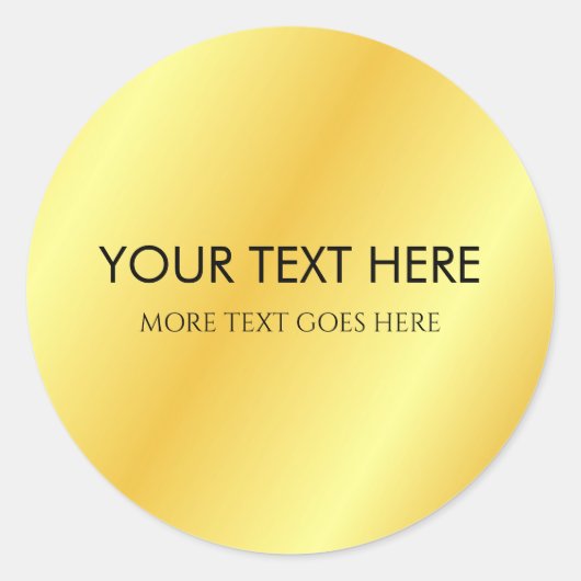 Voeg uw tekstnaam Monogram Initiaal Sjabloon toe Ronde Sticker (Voorkant)