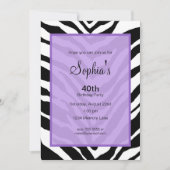 Voeg uw uitnodiging voor de geboorte van de Leefti (Voorkant)