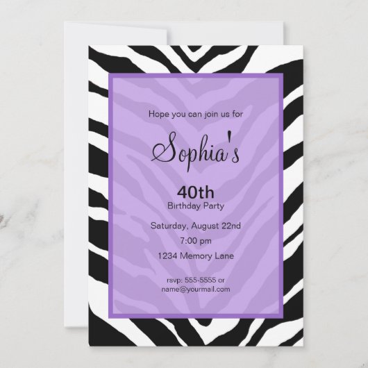 Voeg uw uitnodiging voor de geboorte van de Leefti (Voorkant)