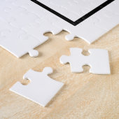 Voeg Uw Vierkant BedrijfsLogo van de Douane toe Legpuzzel (Zijkant)