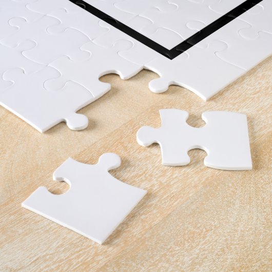 Voeg Uw Vierkant BedrijfsLogo van de Douane toe Legpuzzel (Zijkant)