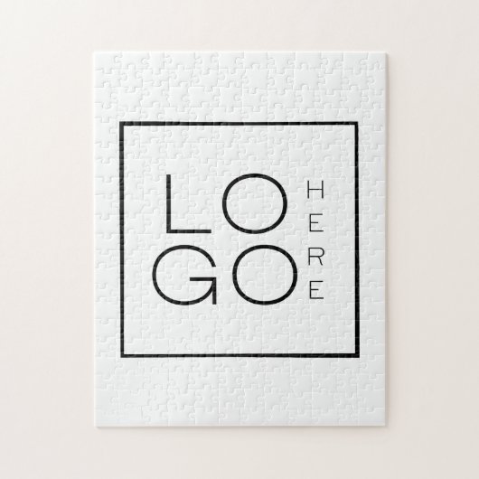 Voeg Uw Vierkant BedrijfsLogo van de Douane toe Legpuzzel (Verticaal)