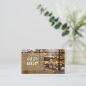 Voeg uw Visitekaartjes voor fotobakkerij toe (Staand voorkant)