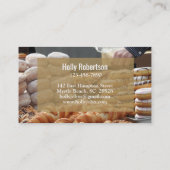 Voeg uw Visitekaartjes voor fotobakkerij toe (Achterkant)