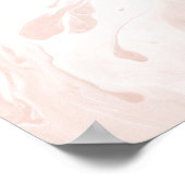 Voeg uw Witte Marmer van het Citaat van de Douane Poster (Hoek)