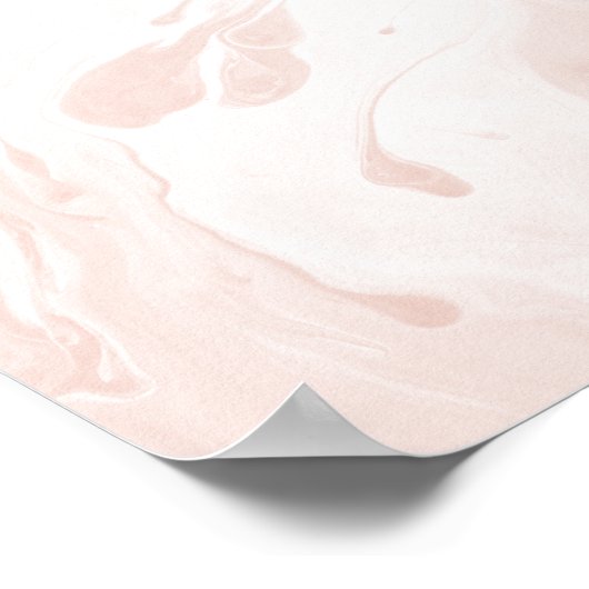 Voeg uw Witte Marmer van het Citaat van de Douane  Poster (Hoek)