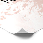 Voeg Uw Witte Marmer van het Citaat van de Douane Poster (Hoek)