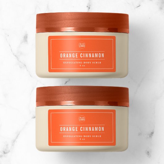 Voeg uw witte rand van de Logo toe & de Lijnen Edi Etiket