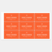 Voeg uw witte rand van de Logo toe & de Lijnen Edi Labels (Vel)