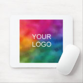 Voeg Uw Witte Sjabloon van de Tekst van het Bedrij Muismat (Met muis)