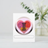 Voeg uw woorden Cheerleading toe Briefkaart (Staand voorkant)