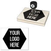 Voeg uw zakelijke Logo-adres toe Rubberstempel (Gestempeld)