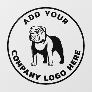 Voeg uw zakelijke Logo bedrijfsreceptie toe Raamsticker