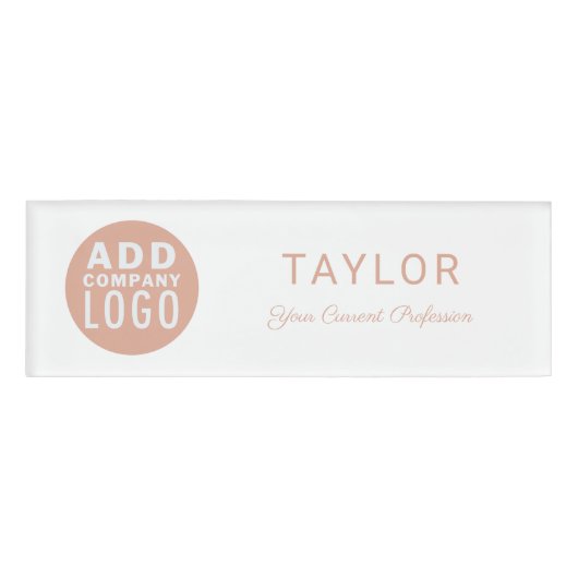 Voeg uw zakelijke Logo Employee Events toe Naambadge (Voorkant)