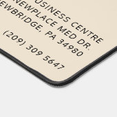 Voeg uw zakelijke Logo en adres Bedrijf Promo Bureaumat (Hoek)