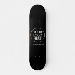 Voeg uw zakelijke Logo en tekst Custom Black Persoonlijk Skateboard