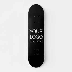 Voeg uw zakelijke Logo en tekst Custom Black Persoonlijk Skateboard