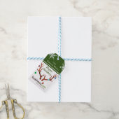 Voeg uw zakelijke Logo feestdag toe Cadeaulabel (Met Touw)
