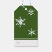 Voeg uw zakelijke Logo feestdag toe Cadeaulabel (Achterkant)