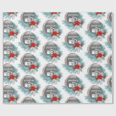 Voeg uw zakelijke Logo feestdagen toe Lijsten Cadeaupapier (Vlak)