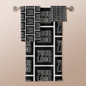 Voeg uw zakelijke Logo, foto of geüploade ontwerp  Bad Handdoek